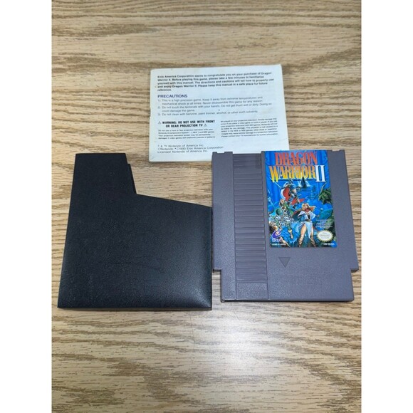 Dragon Warrior II‎ 2 (Nintendo NES 1990) Genuine Tested - Picture 1 of 5